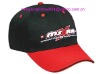 Custom Embroidery Red and Black 6 panels baseball caps