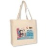 Wholesale cotton tote bag with full color print