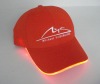 Wholesale LED light Cotton brushed baseball cap