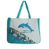 Wholesale blue fashion tote bag