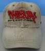 3D embroidery stone washed baseball caps