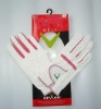 Wholesale Brand female golf glove/leather glove/cabretta golve/sports golves