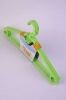 Wholesale 6 pc household green thin plastic clothing hanger