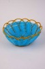 Wholesale blue cute plastic basketry