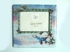 Wholesale mini magnet photo frame with crystal drop/epox/acrylic finish