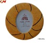 Wholesale yellow round mini photo frame (CN9259A)