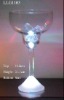 Wholesale flashing glass champagne coupes LLG1103