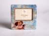 Wholesale mini magnet photo frame with crystal drop / epox / acrylic finish