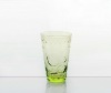 Wholesale mould grass green glass cup