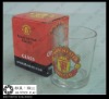 Wholesale Manchester Football Sports Glass Cup For Souvenir Gift