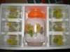 Wholesale drink glass set with colour box/glass set of water or tea/7PC glass cup set
