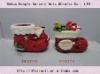 ceramic christmas tealight candle holder