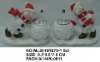 Wholesale 2asst snowman candle holder (polyresin christmas gift for decoration)