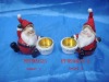 Wholesale ceramic christmas candleholder
