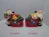 Wholesale ceramic xmas candlestick holder