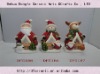 Wholesale navity ceramic christmas ornaments for candle holder