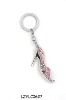 Wholesale personalized metal high-heeled shoe key tag