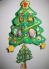 Wholesale Christmas paper tree pendant