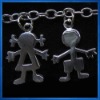 Solid Metal Person Charm,Slider Charms