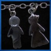 Solid Metal Person Charm,Slider Charms
