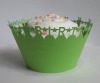 Wholesale sale grass color Cupcake Wrappers