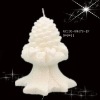 Wholesale White Pine Cone Candle for christmas ornament