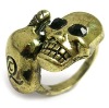 Wholesale Fashion Skull Titanium Ring Jewellery RN935