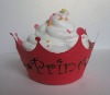 Wholesale Custom Color Cupcake Wrappers - presses-blue