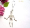 New style Skeleton shaped mobile phone chain