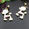 Wholesale fashion enamel dog charms, fashion animal jewelry