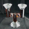 Wholesale decorative candle holder , crystal decor , crystal glass candleholder(JDZT-025)