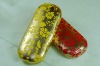 Wholesale leather glasses case box optical case spectacle case