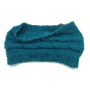 Wholesale Personalized Turquoise Knitted Wool Scarf For Women's SAF215