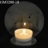 Wholesale glass candle holder with mirror