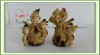 Wholesale four set wooden style snow man
