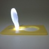 Wholesale yellow mini pocket led card light