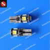 Wholesale High Power 5050-three chip 1pcs SMD 12VDC Black PCB Auto Lamp LED can-bus T10\W5W\BA9s LED No Error auto LED car daytime light