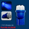 Wholesale T10 12V 7LED blue wedge bulb