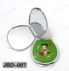 Wholesale metal pouched epoxy cosmetic mirror
