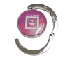 Wholesale epoxy with logo sticker handbag hanger