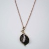 Wholesale "Calla" flower pendant necklace,necklace with epoxy N0103