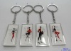Wholesale Beautiful epoxy belle metal keychain PX077A