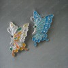 Wholesale Magnet polyresin Butterfly Epoxy Painting