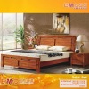 Wholesale luxury wooden bed in bedroom furniture EM-YUh078