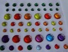 Wholesale fancy Epoxy crystal sticker- dot