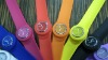 Wholesale High grade silicone fashion slap watch with kinds of color in stock