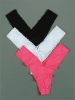 Wholesale Stretch Lace V Shaped Thong Panty