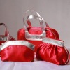 Wholesale fashion silk cosmetic bags