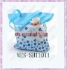 Wholesale 2011 Large fashion non-woven zippered tote bag for shopping (WES-SH11011)