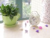 Wholesale Pastorale Style Desktop Clock/ Desk Table Clock Alarm Clock
